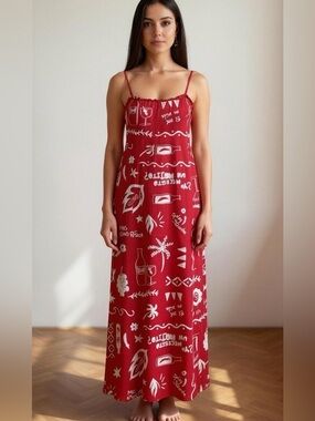 paper heart linen dress Midi – rubylouboutique Box #79 Paper Heart Dress Primavera Maxi